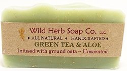 Green Tea & Aloe Natural Soap Bar
