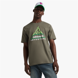 Adidas Originals Men&apos S Adventure Green T-Shirt