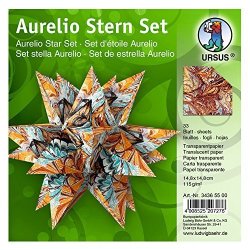 Ursus Folding Origami Paper Aurelio Star-clear