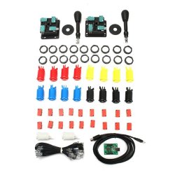 Arcade Parts Bundles Kit With American Joystick Pushbutton Microswitch 2 Player USB Board