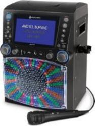 Singing Machine STVG785 CDG LED Karaoke System with Microphone, Built-In Speaker & App Compatibility