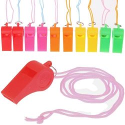 Professional Abs Plastic Referee Whistle With Lanyard 20PCS In One Packaging The Price Is For 20...