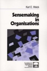Sensemaking In Organizations Paperback