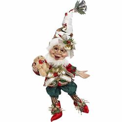 Mark Roberts 2020 Limited Edition Collection Teddybear Elf Figurine Small 10.5" - Deluxe Christmas Decor And Collectible