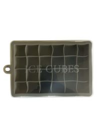 24 Cube Ice Tray - Maker Silicone 12CM X 17CM With Lid