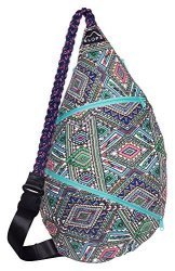 Slope Rope Sling Bag Crossbody Shoulder Backpack Everyday Man Women Teens Bag - Feather