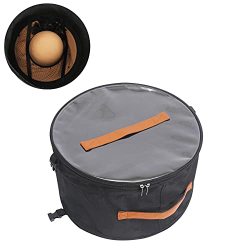 Foldable Round Hat Storage Box with Lid, Stuffed Animal Toy