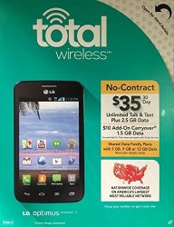 Total Wireless - LG Optimus Dynamic II LG 39C Prepaid Smartphone