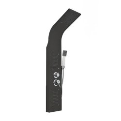 Alco 3 Function Shower Panel Black 1200MMX220MM