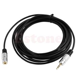 yan US 15 Ft 15F Aux Audio 3.5mm Stereo Male to 2 RCA Y Cable 5M 