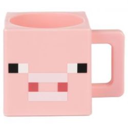 Minecraft Pig Face Plastic Mug Pink Me
