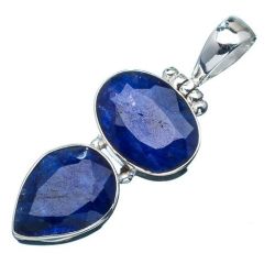 Sterling Silver Pendant - Sapphire - Dreams Collection