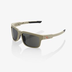 Type S Eyewear - Matte Translucent Olive Slate - Black Mirror Lens