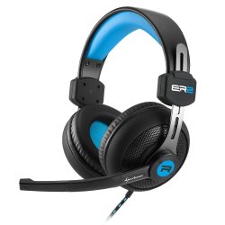 Sharkoon Rush ER2 Circumaural Stereo Headset With Microphone - Blue Retail Box 1 Year Limited Warranty   Product Overviewthe Rush ER2 Circumaural Stereo