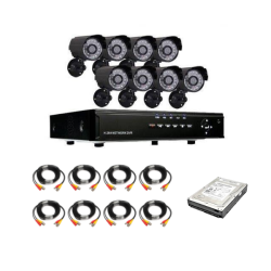 8 Channel HDMI Diy Cctv Kit With Internet & 3 G Phone Viewing And 1 Tb Hard Drive