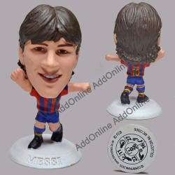 No.10 Messi Soccer Figurine In Fc Barcelona Jersey. Collector No Mc12606