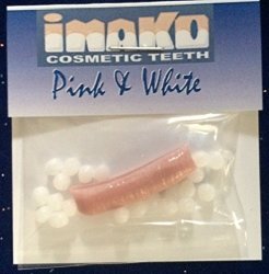 Imako Cosmetic Teeth Extras Pink And White Fitting Material