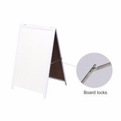 A-frame Whiteboard Non Mag Steel Frame 900 600MM