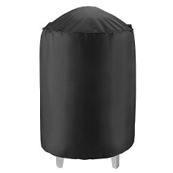 Bravoteam Round Smoker Cover 30X23 Inch Gas Grill Covers Heavy Duty Waterproof Bbq Cover For Charbroil Big Easy Smoker Roaster Grill