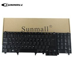 Sunmall Replacement Keyboard With Pointer And Backlight For Dell Latitude E5520 E5520M E5530 E6520 E6530 E6540 Precision M4600 M4700 M6600 M6700 Laptop Us Layout