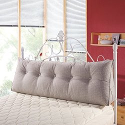 Deals On Large Filled Triangular Soft Headboard Wedge Cushion Bed