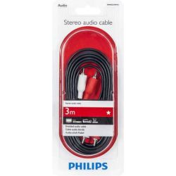 Philips 100 Series 3.0M 2RCA - 2RCA Stereo Audio Cable