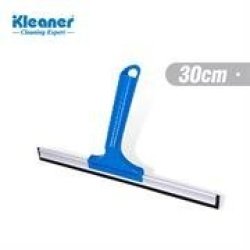 Kleaner Short Handle Aluminum Head Window Cleaning Wiper Or Scraper 25CM - With Superior Quality Robust Material To Withstands The Everyday Rough Use And