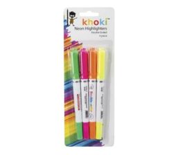 Double Ended Neon Highlighters 4 Piece