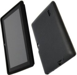Geeko Velocity Tablet Rubber Cover-desgined For The Velocity And Junior Tablets Pc's -black Oem No Warranty