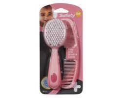 Safety First Easy Brush & Comb Pink