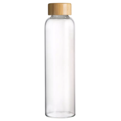 Day - Glass Water Bottle - Storage Container With Bamboo Lid - 1L