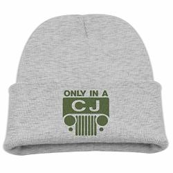 Only In A Cj Jeep Baby Skull Cap Knit Hat