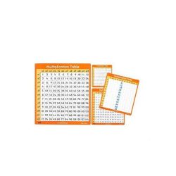12X Multiplication Table Large 30 Pieces