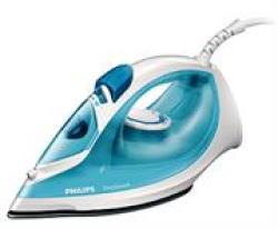 Philips GC1028 20 Easyspeed Steam Iron - 2000W  vertical Steam For Crease Removal In Hanging Fabrics Calc Clean Slider To Easily Remove Scale Out Of