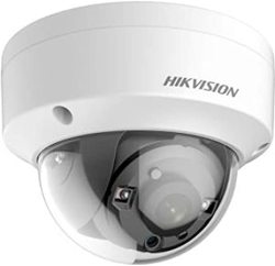 Hikvision DS-2CE56F7T-VPIT 2.8MM Analog Camera Exir Dome HD Dnr Wdr Day night Outdoor 2052 X 1536 Resolution F1.2 2.8 Mm Lens 5 Watt Certified Refurbished