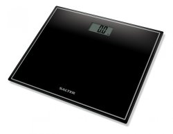Salter Compact Glass Electronic Scale Black
