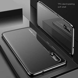 Soft Tpu Ultra-thin Lightweight Electroplating Case For Huawei Honor 8X 8X Max 8C Note 10 V9 Play 6C 8 9X Pro 10 8 Lite 7X 20 Black For Honor 8 Lite