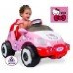 Hello Kitty 1 Seater Car 6v Pink