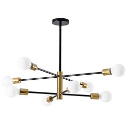 sputnik gold light fixture