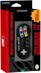 Hori Super Snes Classic Edition Fighting Commander Wireless Controller Pad Officially Licensed By Nintendo Us Import Snes