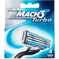 Gillette MACH3 Turbo 4 Replacement Cartridges