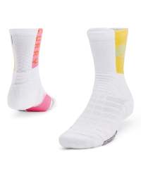 Adult Curry Playmaker Crew Socks - White LG