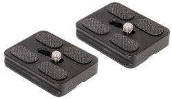 Set Of 2 Replacement Quick Release Plates For The Mefoto A1350Q1H A0350Q0H ...