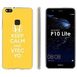 Huawei P10 Lite Tpu Silicone Phone Case Mobiflare Clear Ultraflex Thin Gel Phone Cover - Vtec Yo For Huawei P10 Lite 5.2" Screen
