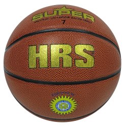 Hrs Super Training Ballbrown Pu Leather 8 Plybasketball Size 7 HRS-BB7A