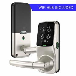 SECURE Lockly Pro Latch Edition Bluetooth Fingerprint Wifi Keyless Entry Smart Door Lock PGD628W Keypad 3D Fingerprint Reader Ios Android