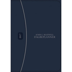 John C. Maxwell: A5 Daily Planner 2017 - Navy Zip Leather Fine Binding