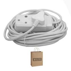10M Extension Cord Cable Lead With 2-WAY Multi-plug + K Express Gift Bag