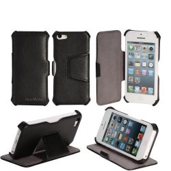 Aceabove Iphone 5C Case - Protective Stand Case For Apple Iphone 5C Black