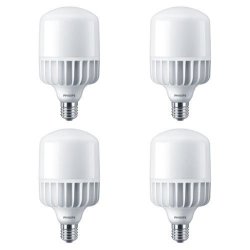 PACK Of 4 - Philips 80W LED High Bay Retrofits E40 Cool White 4000K 150W Hid Replacement 9000LM 113LM W 3 Year Warranty 240 Degree Gold-rs Range